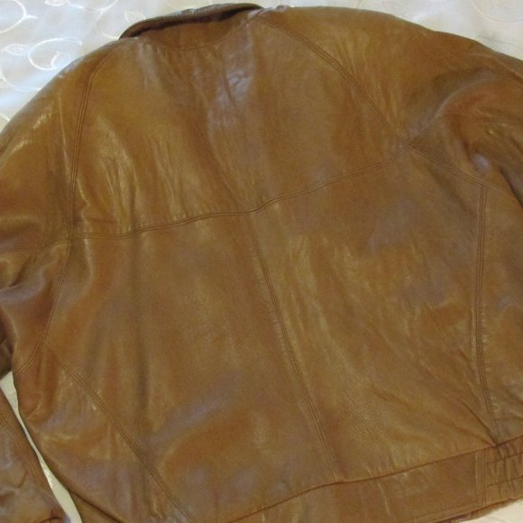 GENUINE LEATHER MOCHA JACKET – LINED  -  UNISEX - Picture 15 of 15